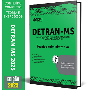 Apostila DETRAN MS 2025 - Técnico Administrativo
