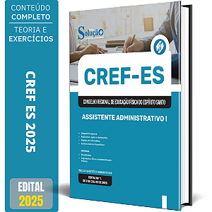 Apostila CREF ES (22ª Região) 2025 - Assistente Administrativo I