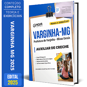 Apostila Prefeitura de Varginha MG - Auxiliar de Creche