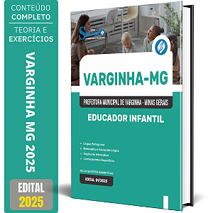 Apostila Prefeitura de Varginha MG 2025 - Educador Infantil