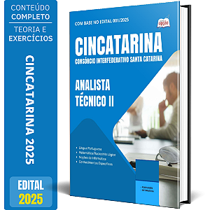 Apostila CINCATARINA 2025 - Analista Técnico II