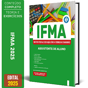 Apostila IFMA 2025 - Assistente de Aluno