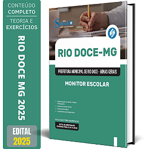 Apostila Prefeitura de Rio Doce MG 2025 - Monitor Escolar