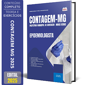 Apostila Prefeitura de Contagem MG 2025 - Epidemiologista
