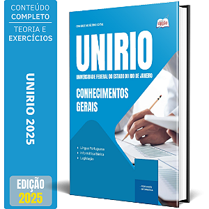 Apostila UNIRIO 2025 - Conhecimentos Gerais