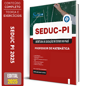 Apostila SEDUC PI 2025 - Professor de Matemática