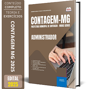 Apostila Prefeitura de Contagem MG 2025 - Administrador