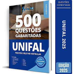 Caderno de Questões UNIFAL 2025 - Processo Seletivo Vestibular - Questões Gabaritadas