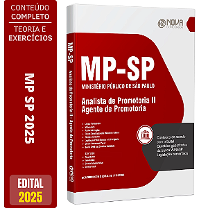 Apostila MP SP 2025 - Analista de Promotoria II - Agente de Promotoria
