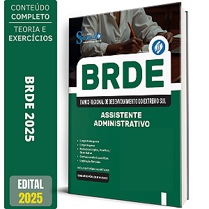 Apostila BRDE 2025 - Assistente Administrativo