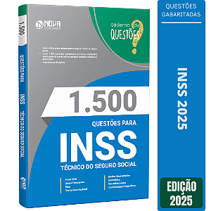 Livro 1.500 Questões Gabaritadas para o INSS - Técnico do Seguro Social
