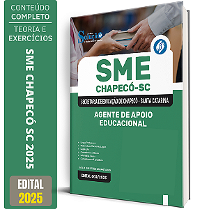 Apostila SME Chapecó SC 2025 - Agente de Apoio Educacional