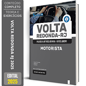 Apostila Prefeitura de Volta Redonda RJ 2025 - Motorista