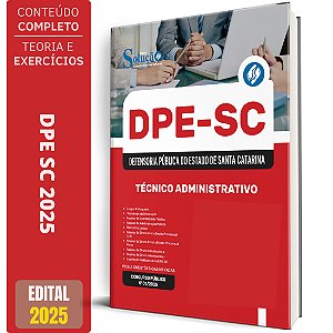 Apostila Concurso DPE SC 2025 - Técnico Administrativo