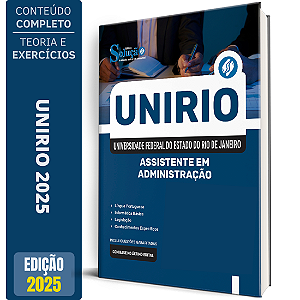 Apostila Concurso UNIRIO 2025 - Assistente em Administração