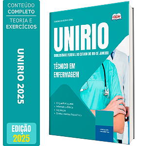 Apostila UNIRIO 2025 - Técnico em Enfermagem