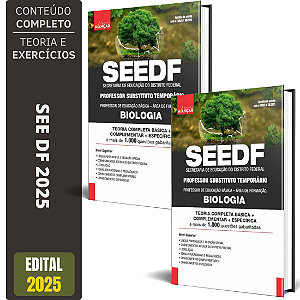 Apostila SEE DF 2025 - Professor Temporário - Biologia