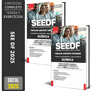 Apostila SEE DF 2025 - Professor Temporário - Química