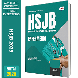 Apostila Hospital São João Batista de Volta Redonda RJ (HSJB) 2025 - Enfermeiro