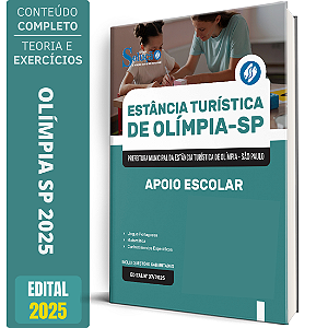Apostila Prefeitura de Olímpia SP 2025 - Apoio Escolar