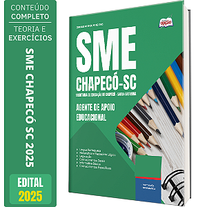 Apostila Concurso SME Chapecó SC 2025 - Agente de Apoio Educacional