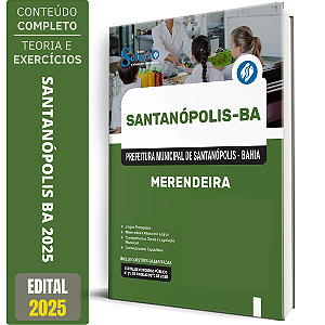 Apostila Prefeitura de Santanópolis BA 2025 - Merendeira