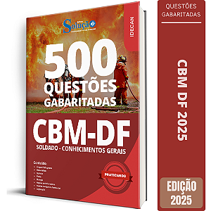 Caderno de Questões CBM DF 2025 - Soldado - Conhecimentos Gerais