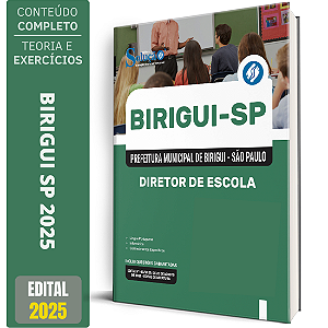 Apostila Prefeitura de Birigui SP 2025 - Diretor de Escola