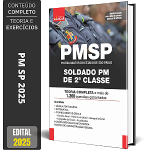 Apostila Concurso PM SP 2025 - Soldado