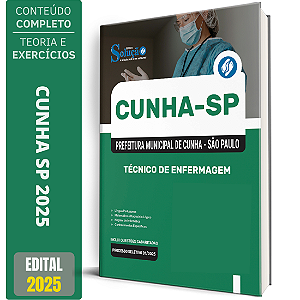 Apostila Prefeitura de Cunha SP 2025 - Técnico de Enfermagem