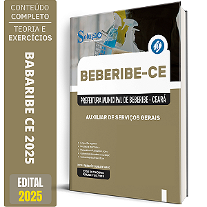 Apostila Prefeitura de Beberibe CE 2025 - Auxiliar de Serviços Gerais