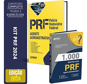 Kit Apostila PRF - Agente Administrativo + Caderno De Questões