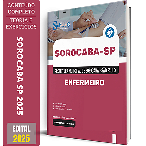 Apostila Prefeitura de Sorocaba SP 2025 - Enfermeiro