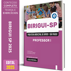 Apostila Prefeitura de Birigui SP 2025 - Professor I
