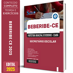 Apostila Prefeitura de Beberibe CE 2025 - Secretário Escolar
