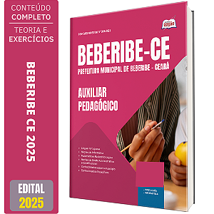 Apostila Prefeitura de Beberibe CE 2025 - Auxiliar Pedagógico