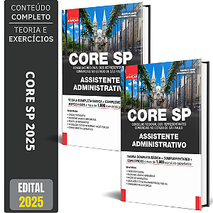 Apostila CORE SP 2025 - Assistente Administrativo
