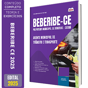 Apostila Concurso Beberibe CE 2025 - Agente Municipal de Trânsito e Transporte