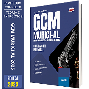 Apostila Prefeitura de Murici AL 2025 - Guarda Civil Municipal