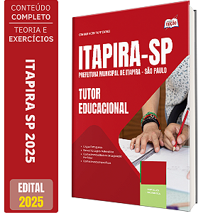Apostila Prefeitura de Itapira SP 2025 - Tutor Educacional