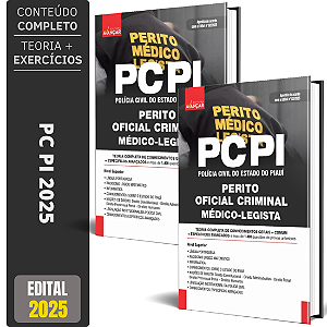 Apostila Concurso PC PI 2025 - Médico Legista