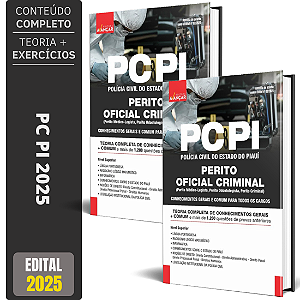 Apostila Concurso PC PI 2025 - Perito Oficial Criminal