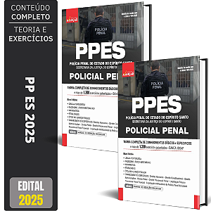 Apostila Concurso Polícia Penal Es 2025 - Pp Es - Policial Penal