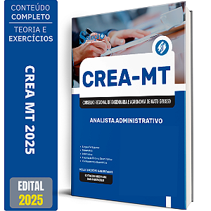 Apostila Concurso CREA MT 2025 - Analista Administrativo