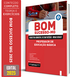 Apostila Prefeitura de Bom Sucesso MG 2025 - Professor de Educação Básica
