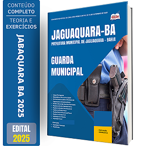 Apostila Prefeitura de Jaguaquara BA 2025 - Guarda Municipal