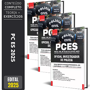 Apostila PC ES 2025 - Oficial Investigador De Polícia