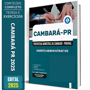 Apostila Prefeitura de Cambará PR 2025 - Agente Administrativo