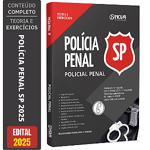 Apostila Sap Polícia Penal Sp 2025 - Policial Penal
