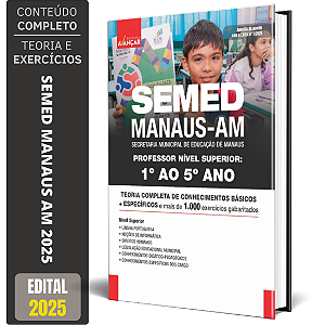 Apostila Semed Manaus Am 2025 - Professor De Artes